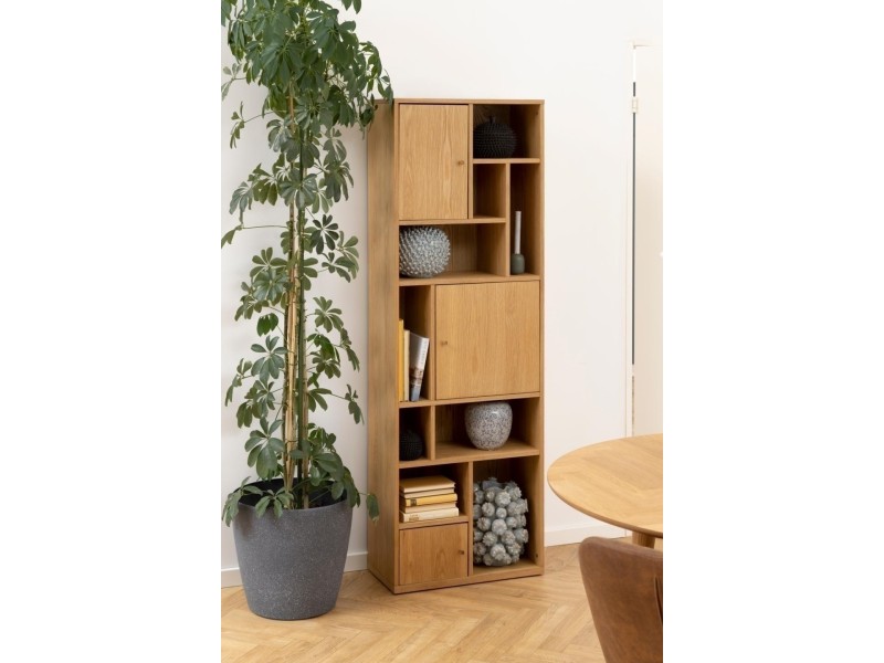 Regał Rangoon wąski dąb - ACTONA